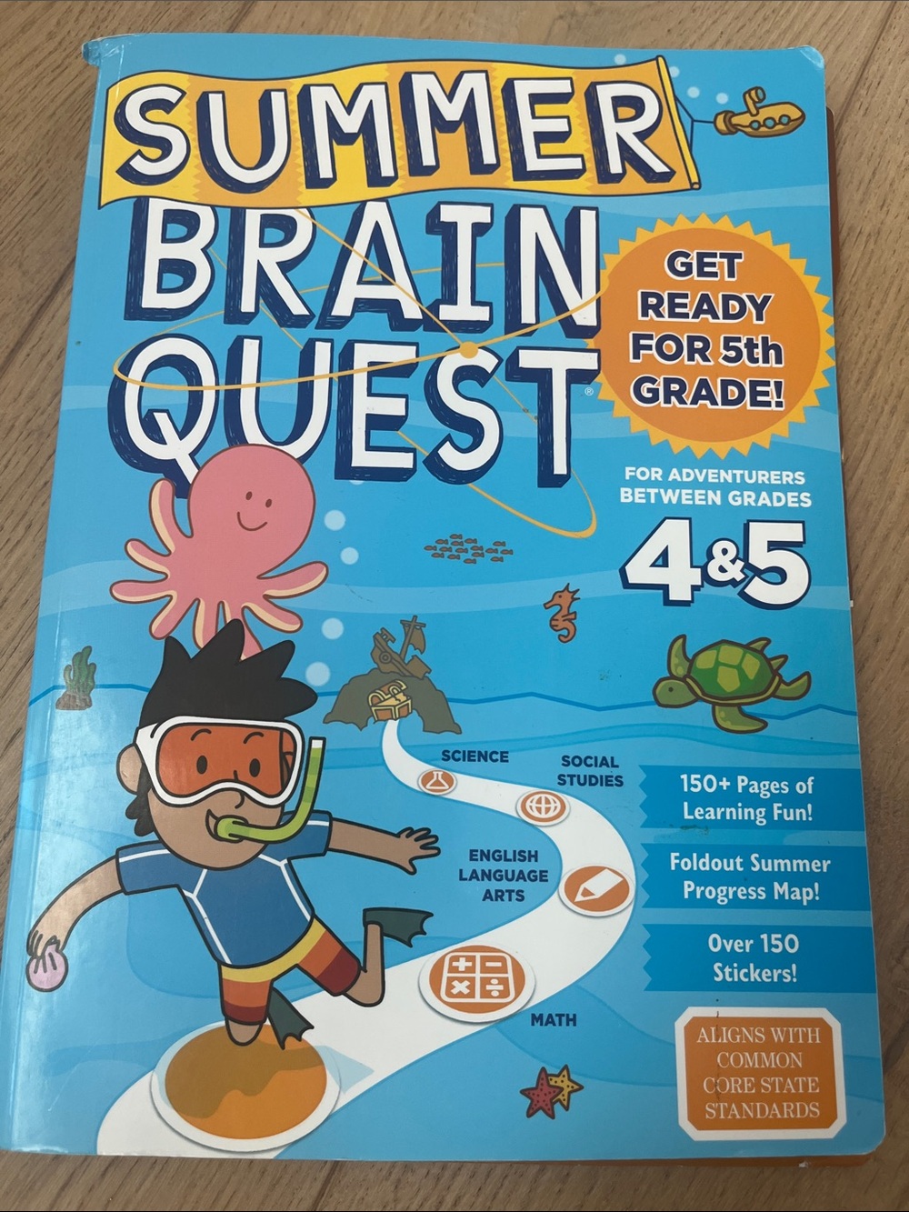 Summer Workbook for Grades 4 & 5 - Blue